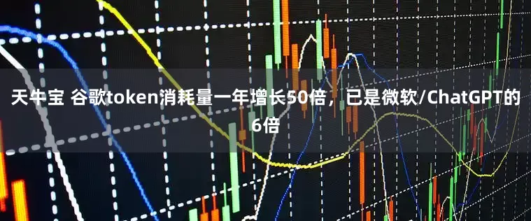 天牛宝 谷歌token消耗量一年增长50倍，已是微软/ChatGPT的6倍