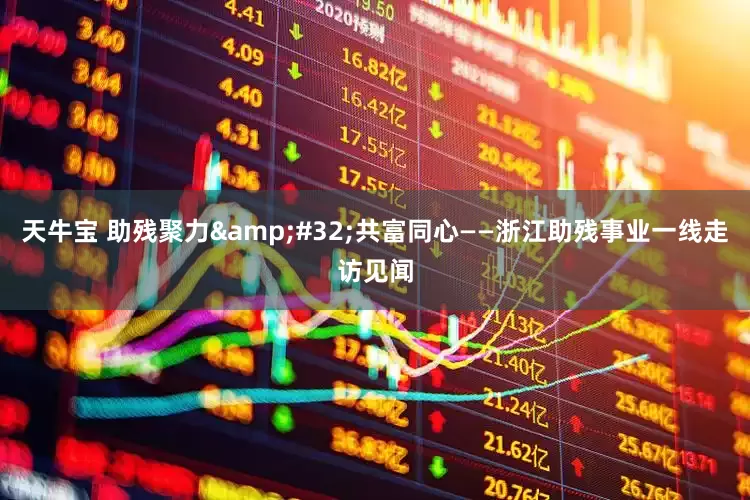 天牛宝 助残聚力&#32;共富同心——浙江助残事业一线走访见闻