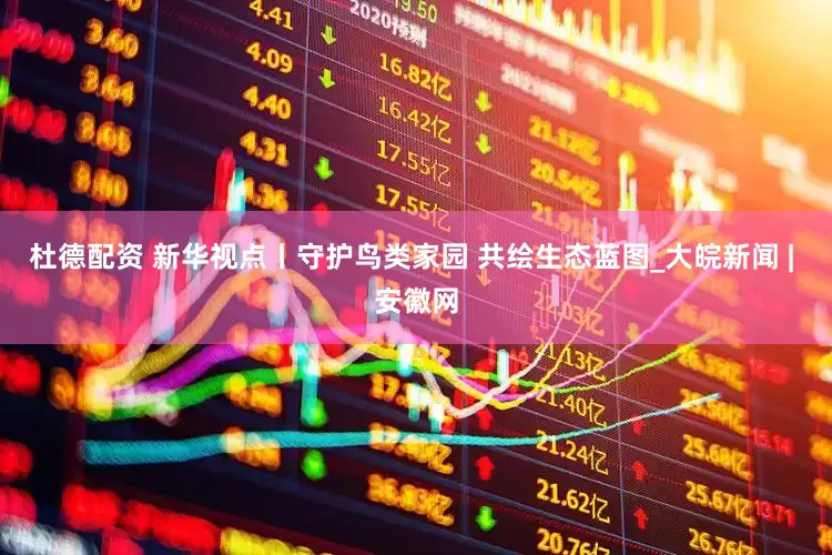 杜德配资 新华视点丨守护鸟类家园 共绘生态蓝图_大皖新闻 | 安徽网